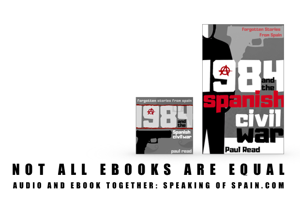 Orwell and 1984 audio and ebook covers