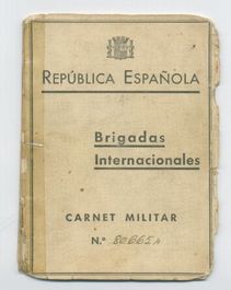 Spanish republic Carnet Militar