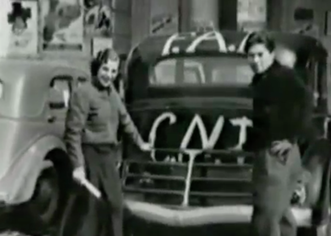 Ethel MacDonald and CNT vehicle